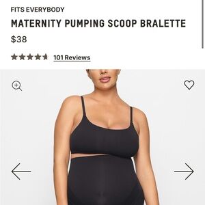 SKIMS Maternity Pumping Scoop Bralette